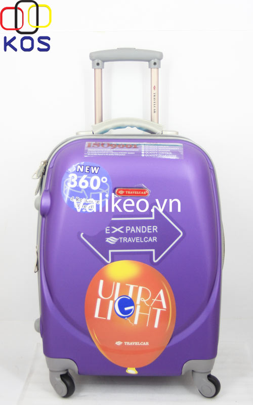 Vali vỏ cứng 5 tấc màu tím VLVC061
