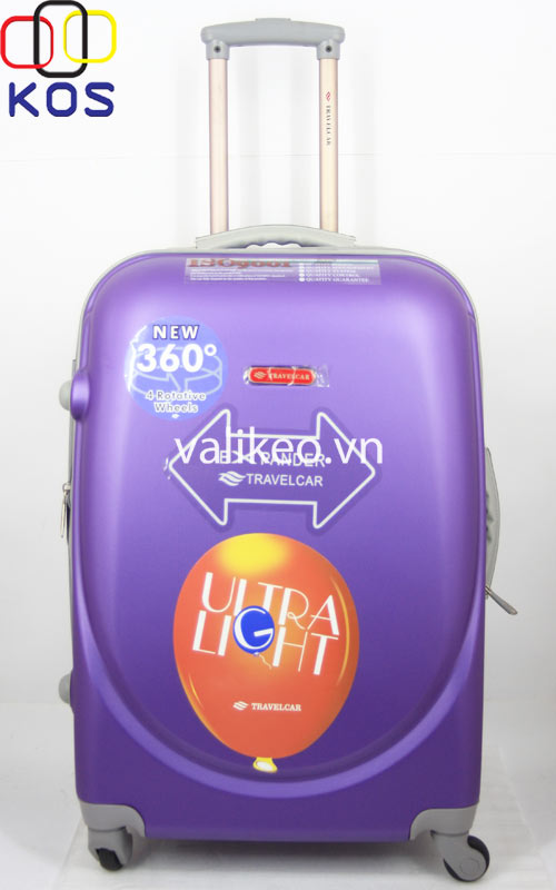 Vali vỏ cứng 6 tấc màu tím VLVC062