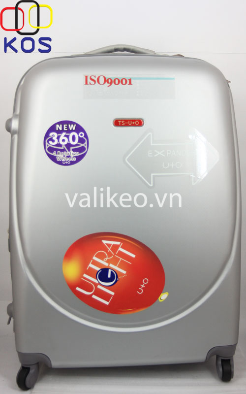 Vali vỏ cứng 7 tấc màu xám VLVC060