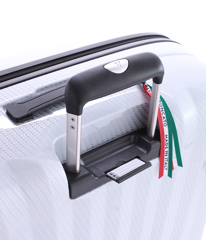 Vali Roncato Zip Premium Carbon 5 tấc - Silver