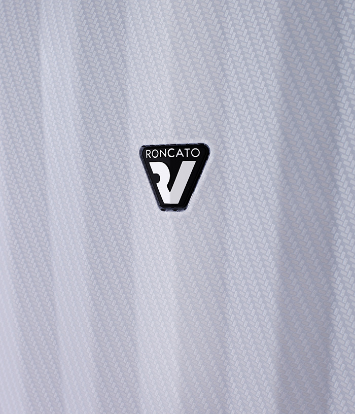 Vali Roncato Zip Premium Carbon 6 tấc - Silver