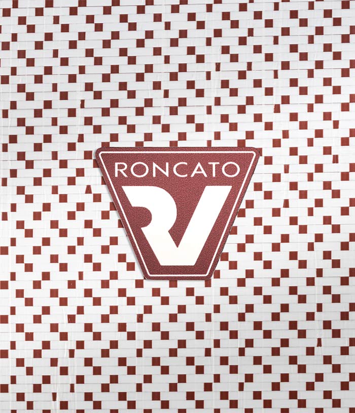 Vali Roncato We-Glam Texture 5 tấc (20 inch) - Red/White