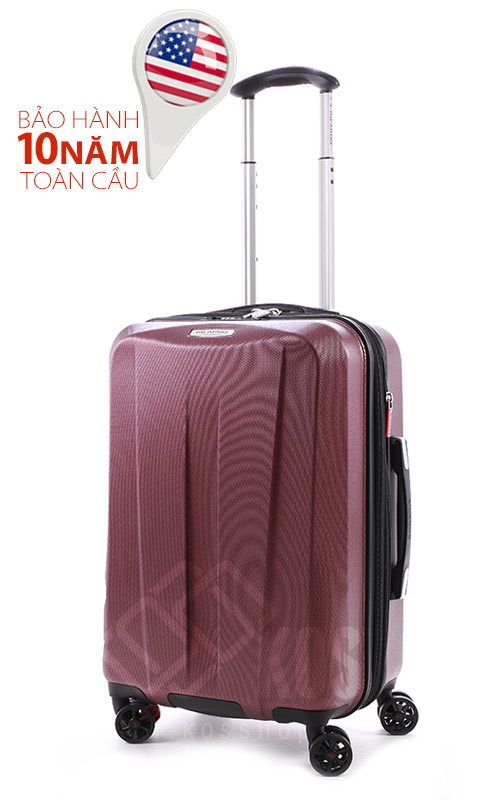 Vali vỏ cứng có thiết kế chắc chắn giúp bảo vệ đồ dễ vỡ tuyệt đối