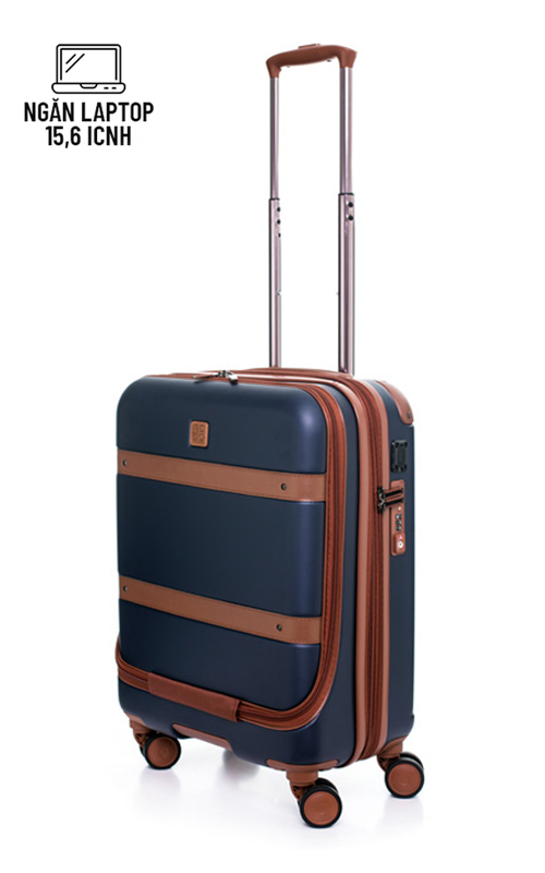 Vali Modo by Roncato Charm size S (20 inch) (W/PC FRONT) - Dark Blue