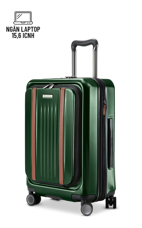 Vali Ricardo Montecito Front-Opening 2.0 Hs (21 Inch) - Hunter Green