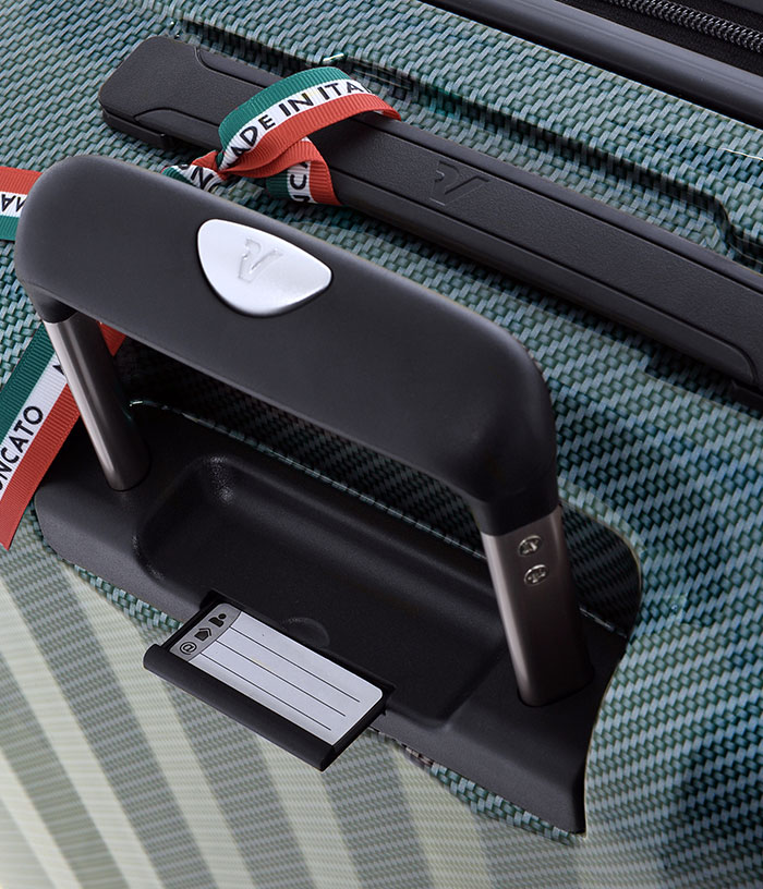 Vali Roncato Zip Premium Carbon 5 tấc - Green