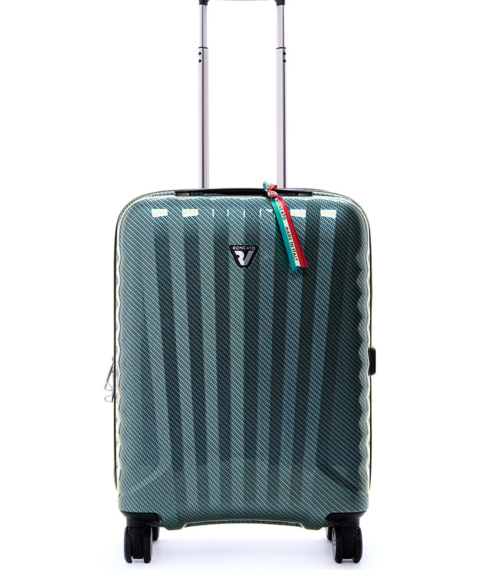 Vali Roncato Zip Premium Carbon 5 tấc - Green
