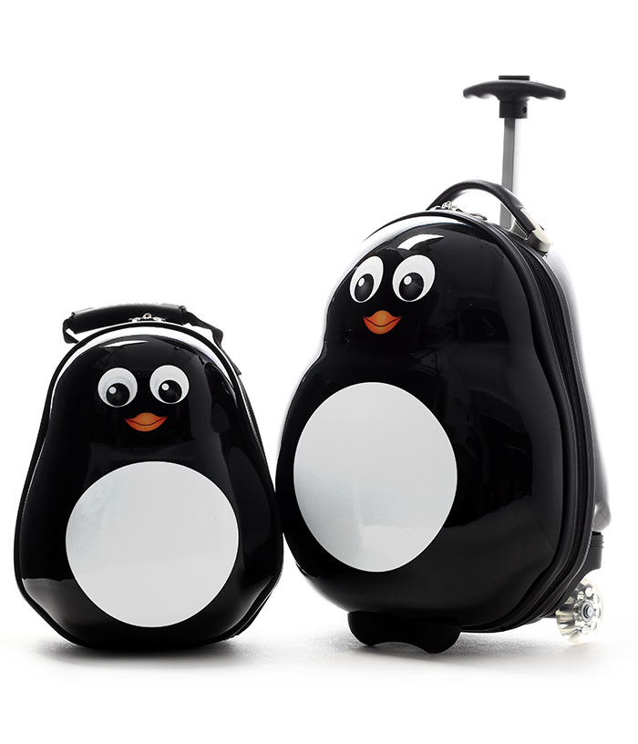 Bộ Vali trẻ em Heys Penguin - Đen