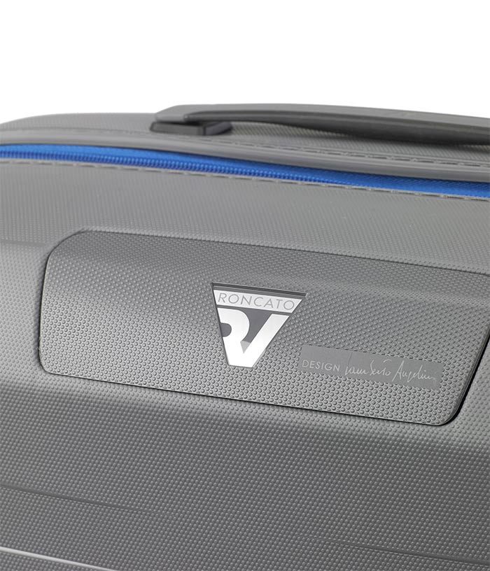 Vali Roncato Box Young size S (20 inch) - Blue/Lead
