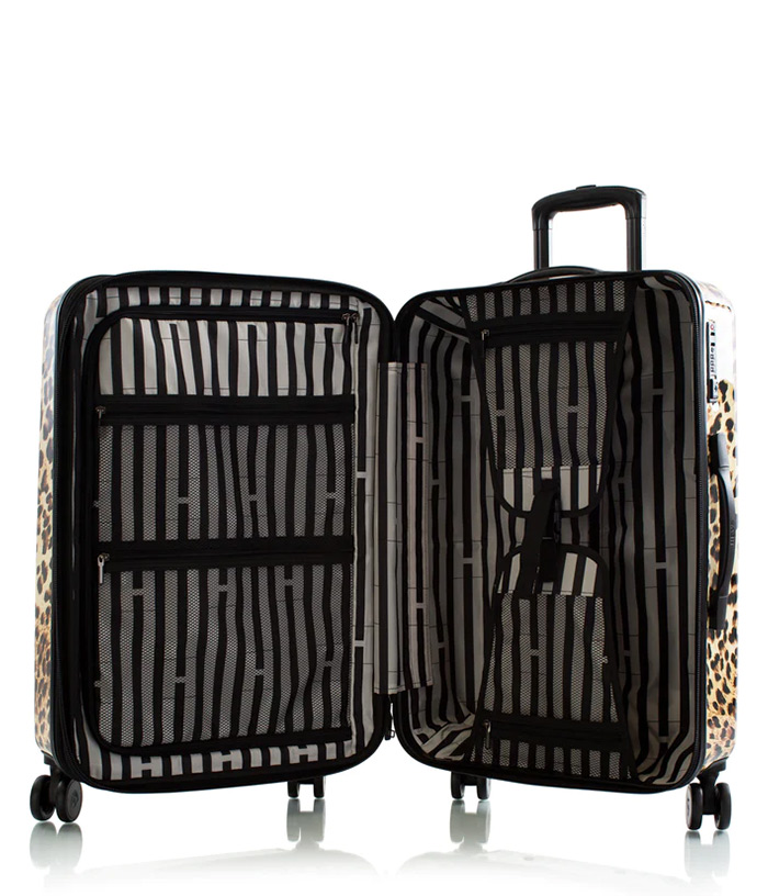 Vali Heys Leopard Fashion Spinner Size M (26 inch) - Brown