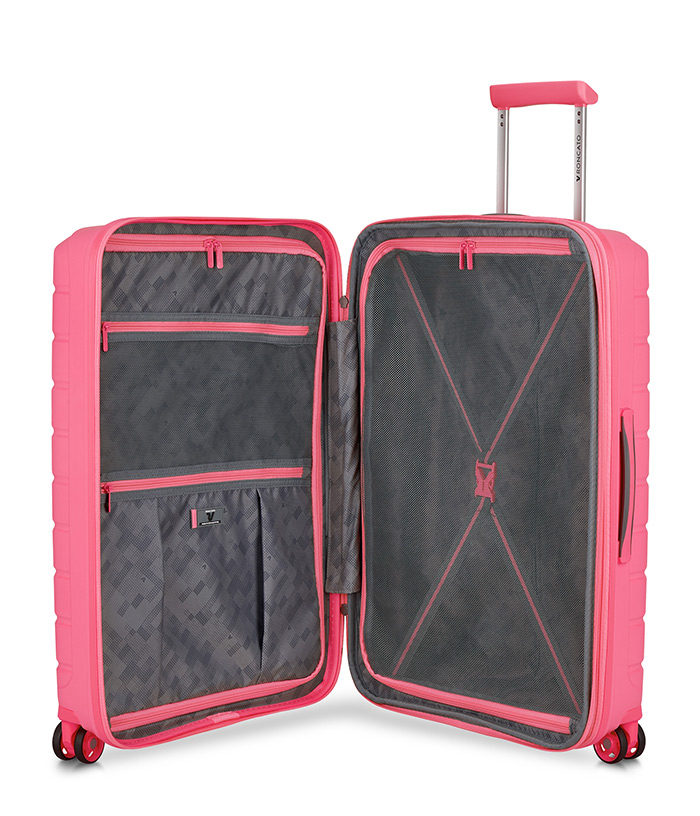 Vali Roncato Butterfly Young size M (26 inch) - Pink