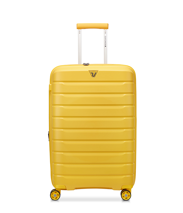 Vali Roncato Butterfly Young size M (26 inch) - Yellow