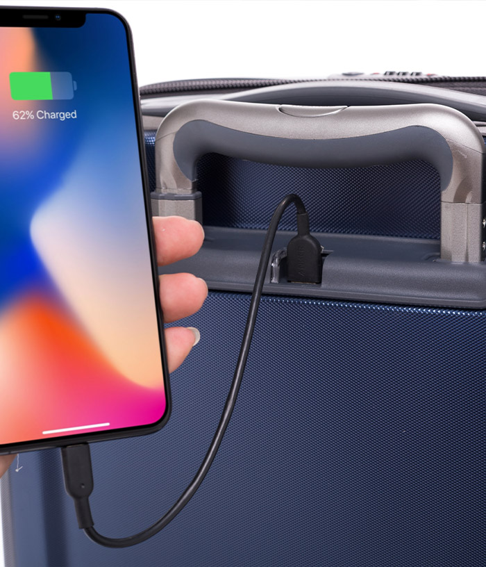 Vali Ricardo Tioga 2.0 Size M (25 inch) - Navy