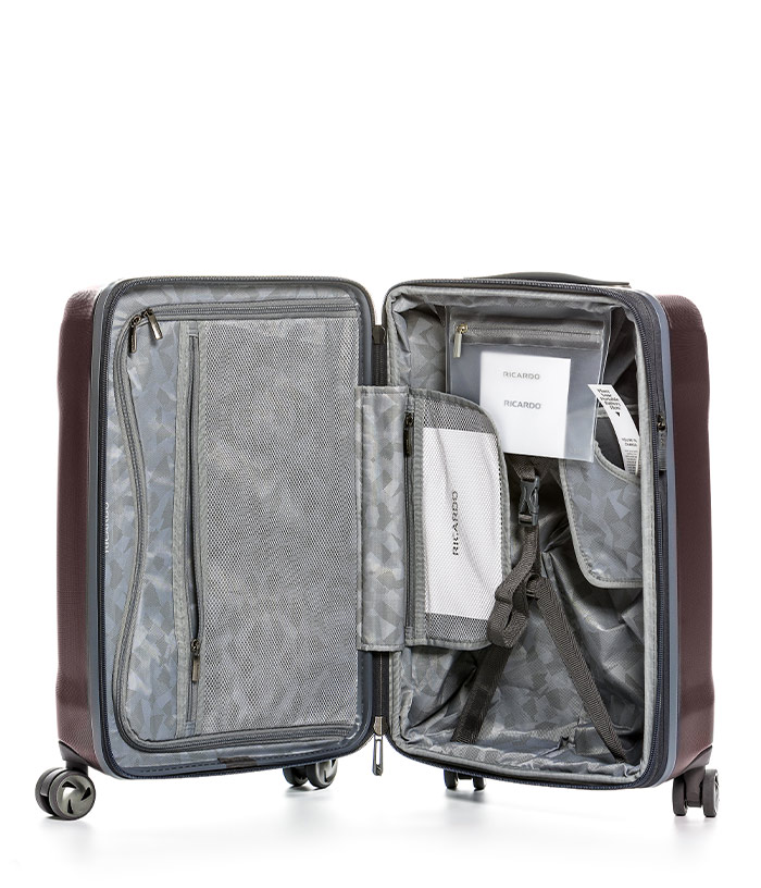 Vali Ricardo Tioga 2.0 size S (20 inch) - Wine