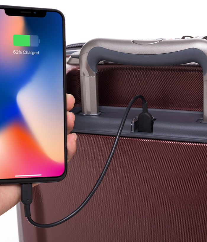 Vali Ricardo Tioga 2.0 size S (20 inch) - Wine