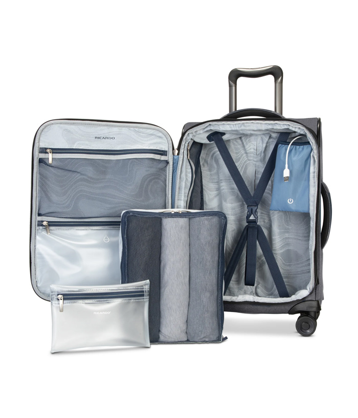 Vali Ricardo Malibu Bay 3.0 size S (20 inch) - Gray