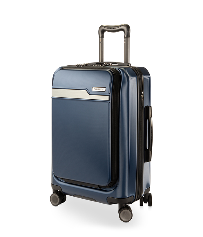 Vali Ricardo Palm Springs Front-Opening 2.0 Hs (21 Inch) - Ocean Blue