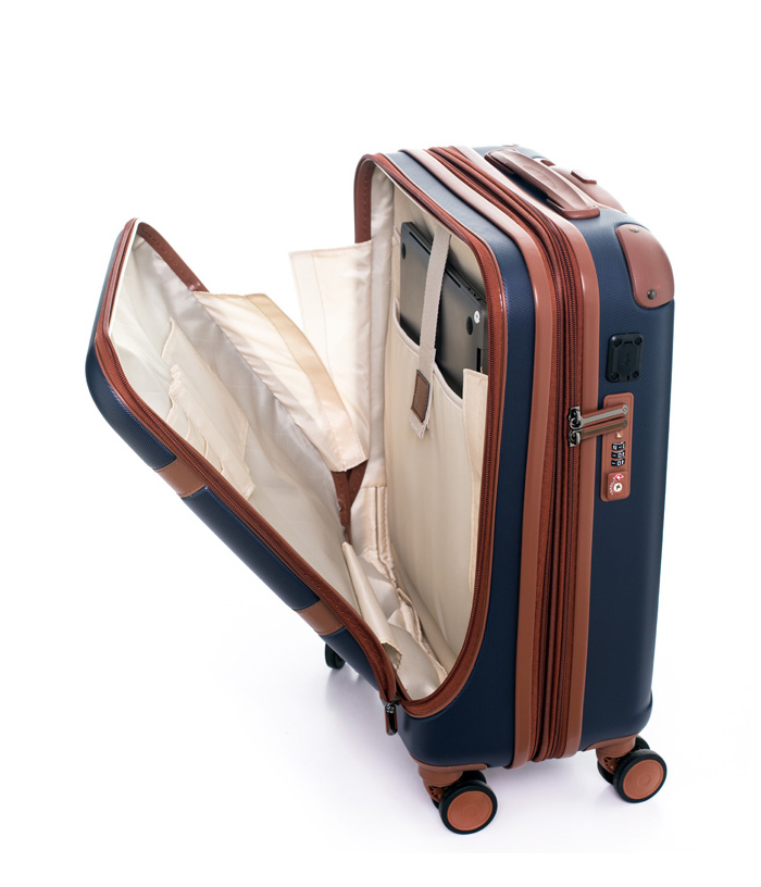 Vali Modo by Roncato Charm size S (20 inch) (W/PC FRONT) - Dark Blue