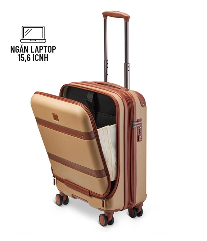 Vali Modo by Roncato Charm size S (20 inch) (W/PC FRONT) - Ecru