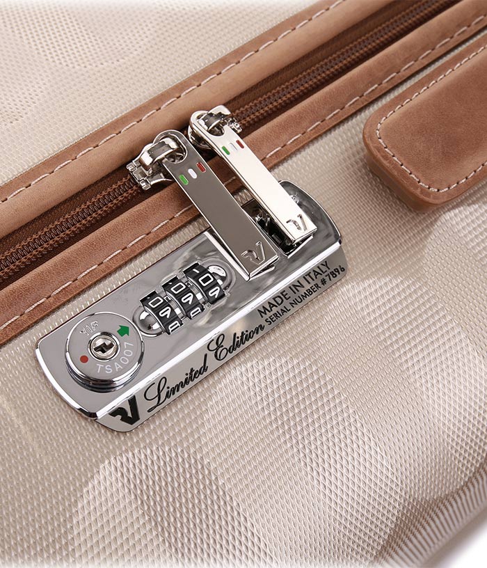 Vali Roncato Elite Silent Wheels Size S (20inch) - Champagne