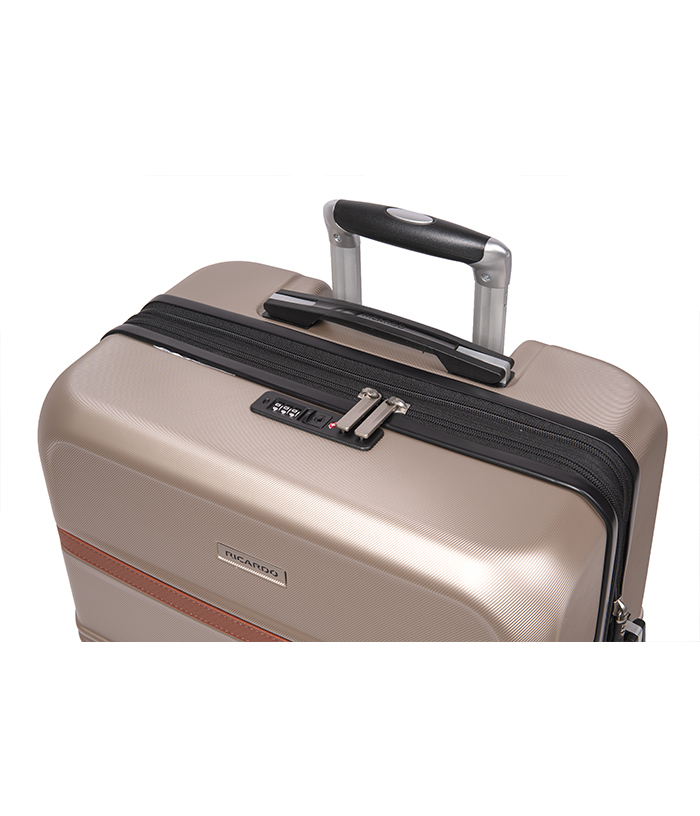 Vali Ricardo Monte Lite Size M (25 inch) - Champagne