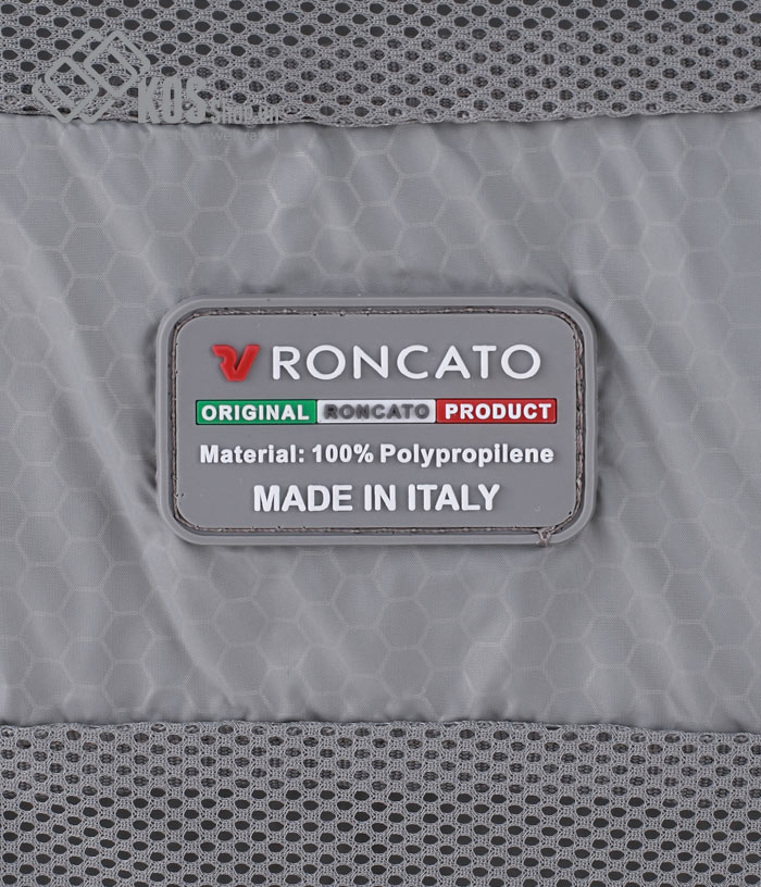 Vali Roncato Box Black with blue line 6 tấc