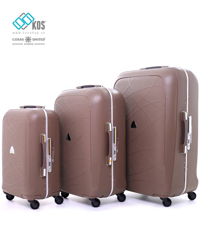 Vali vỏ cứng nắp bật size cabin Spiral