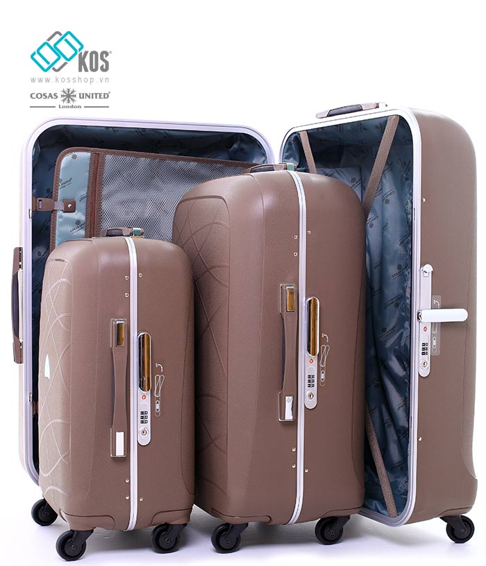 Vali vỏ cứng nắp bật size cabin Spiral